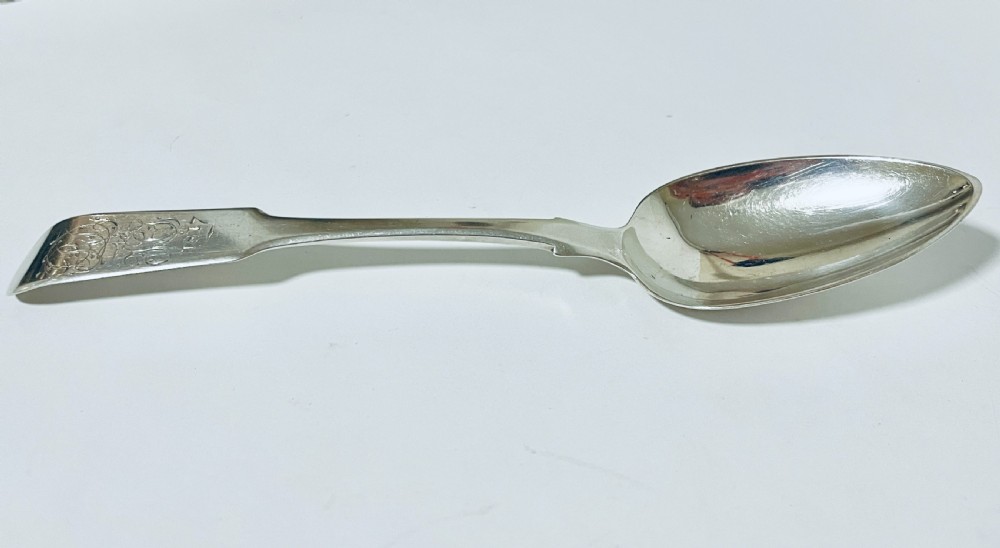 Exeter Silver Serving Spoon View V