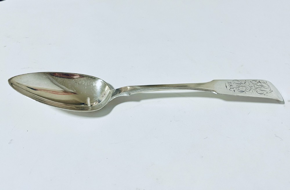 Exeter Silver Serving Spoon View VI