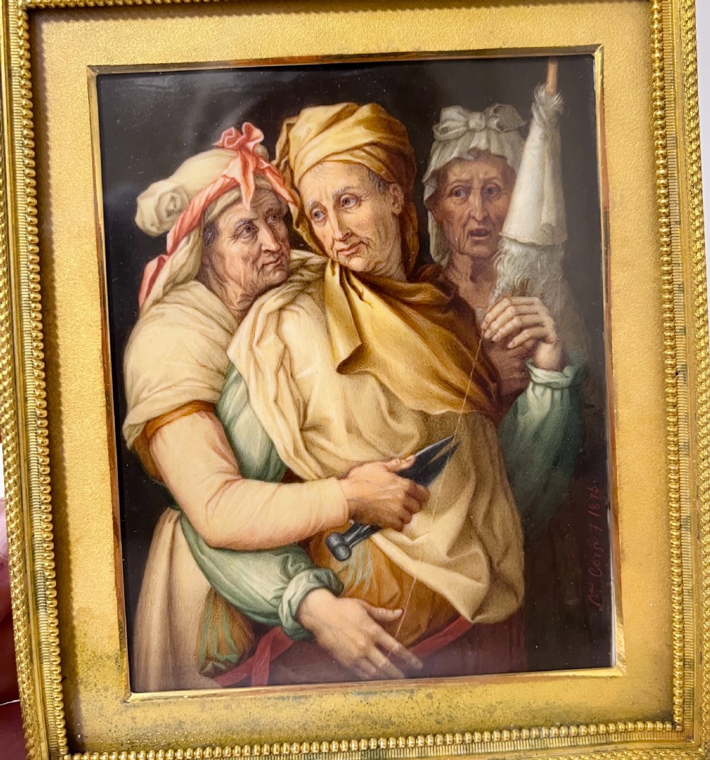 L.Corsi Watercolour on Ivory View VII