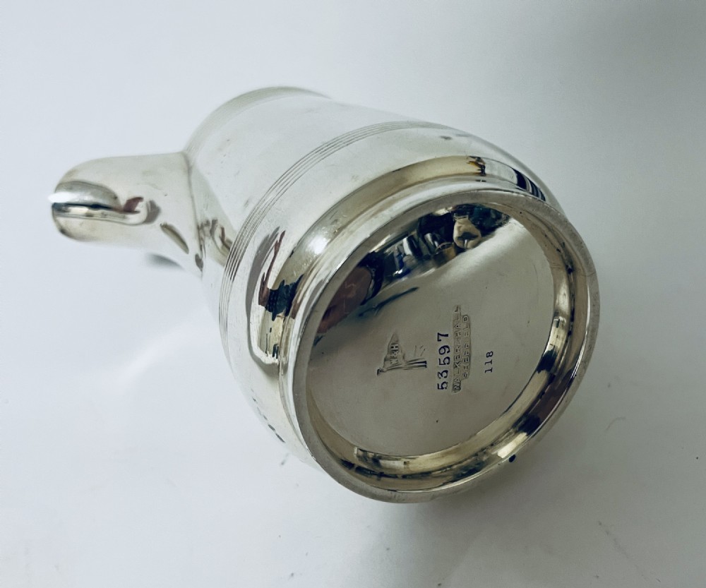 Antique Silver Cream Jug View X