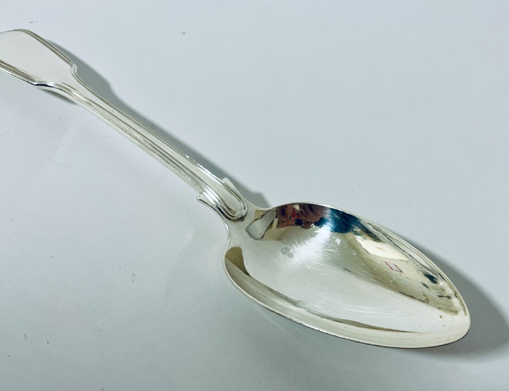 Georgian Silver Serving Spoon View VII