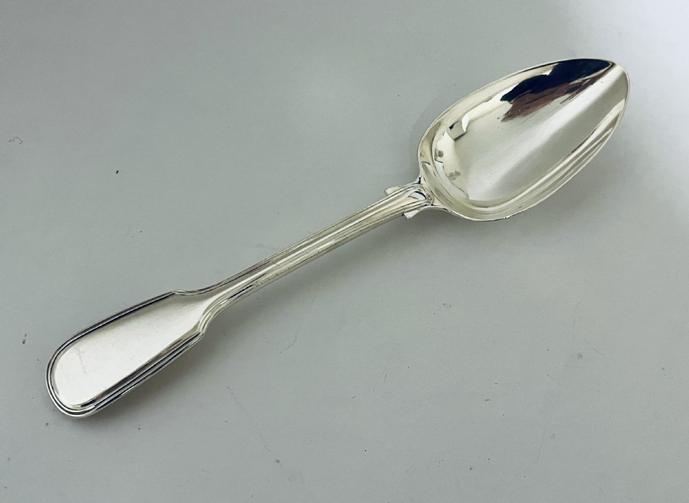 Georgian Silver Serving Spoon View VIII
