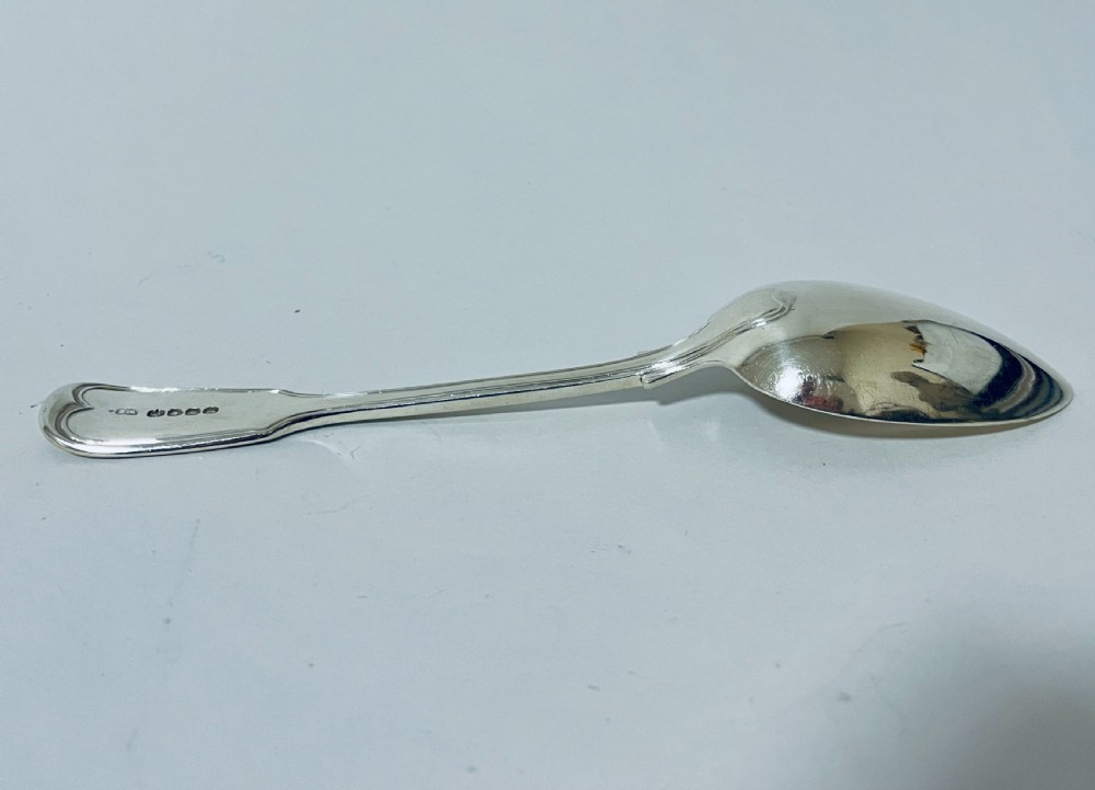Georgian Silver Serving Spoon View IX
