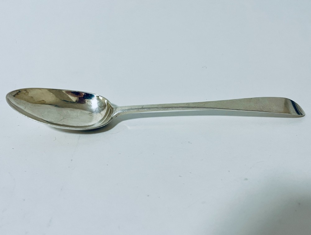 Antique Newcastle Silver Serving Spoon