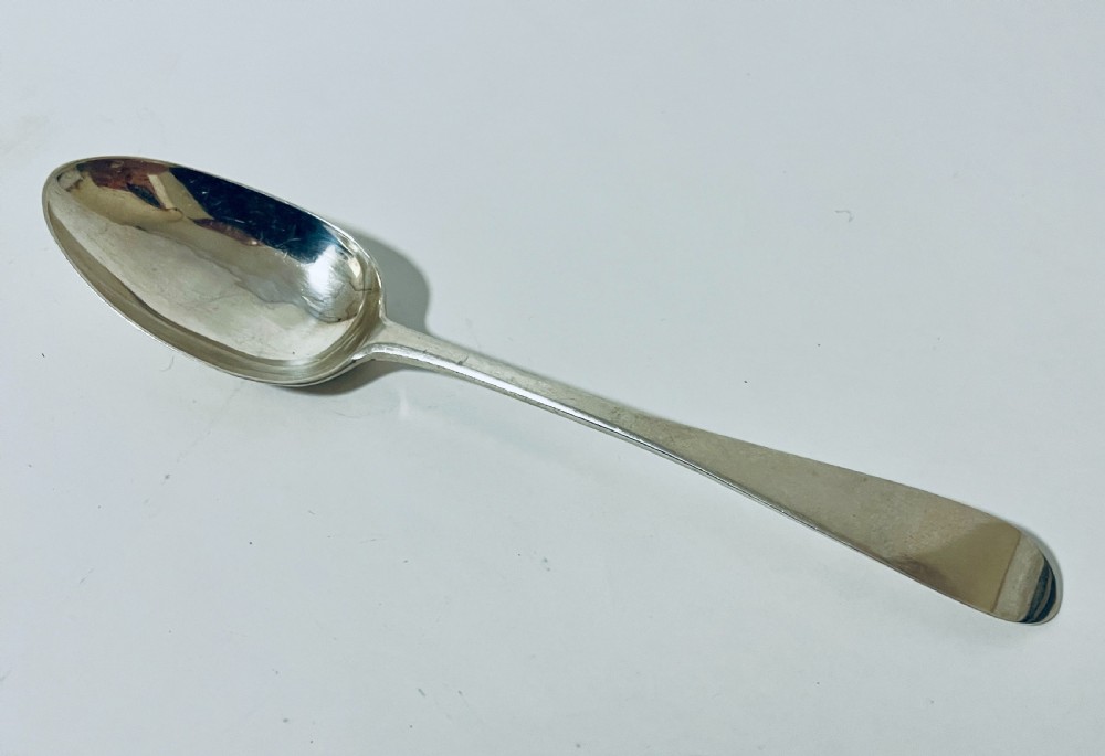 Antique Newcastle Silver Serving Spoon View II