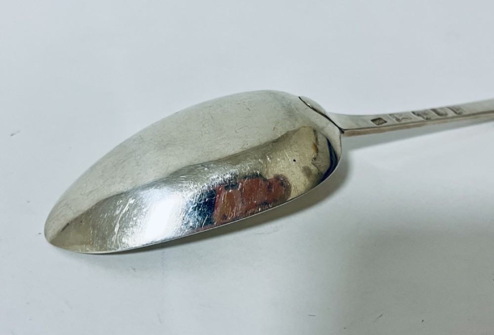 Antique Newcastle Silver Serving Spoon View VIII