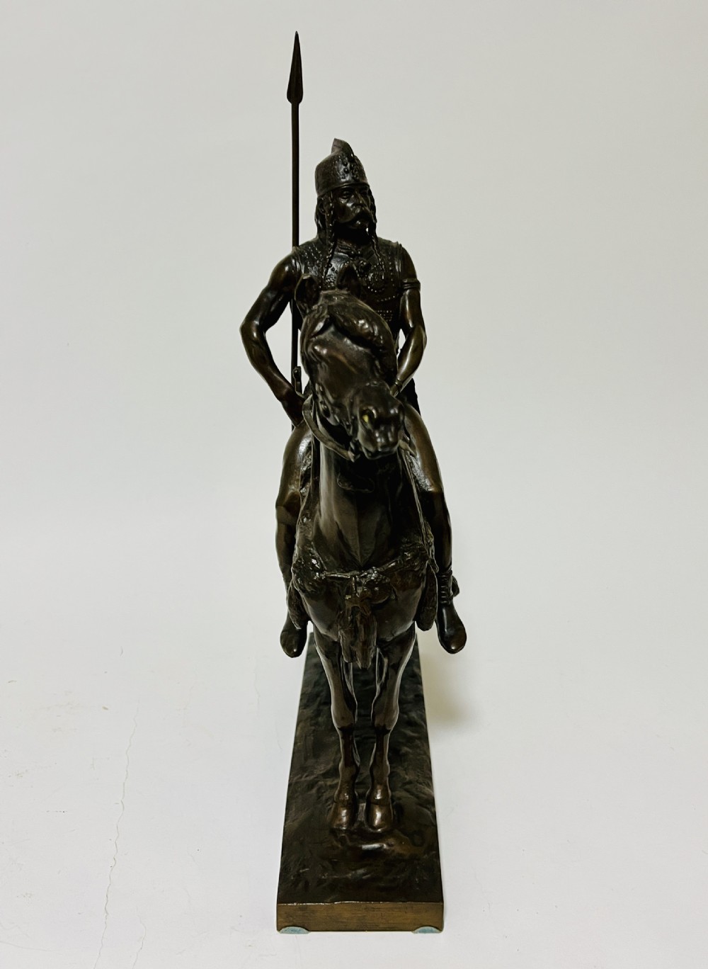 Gaulish Chief Bronze after Emmanuel Fremiet View IV