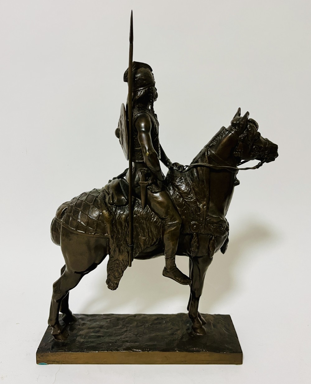 Gaulish Chief Bronze after Emmanuel Fremiet View XV