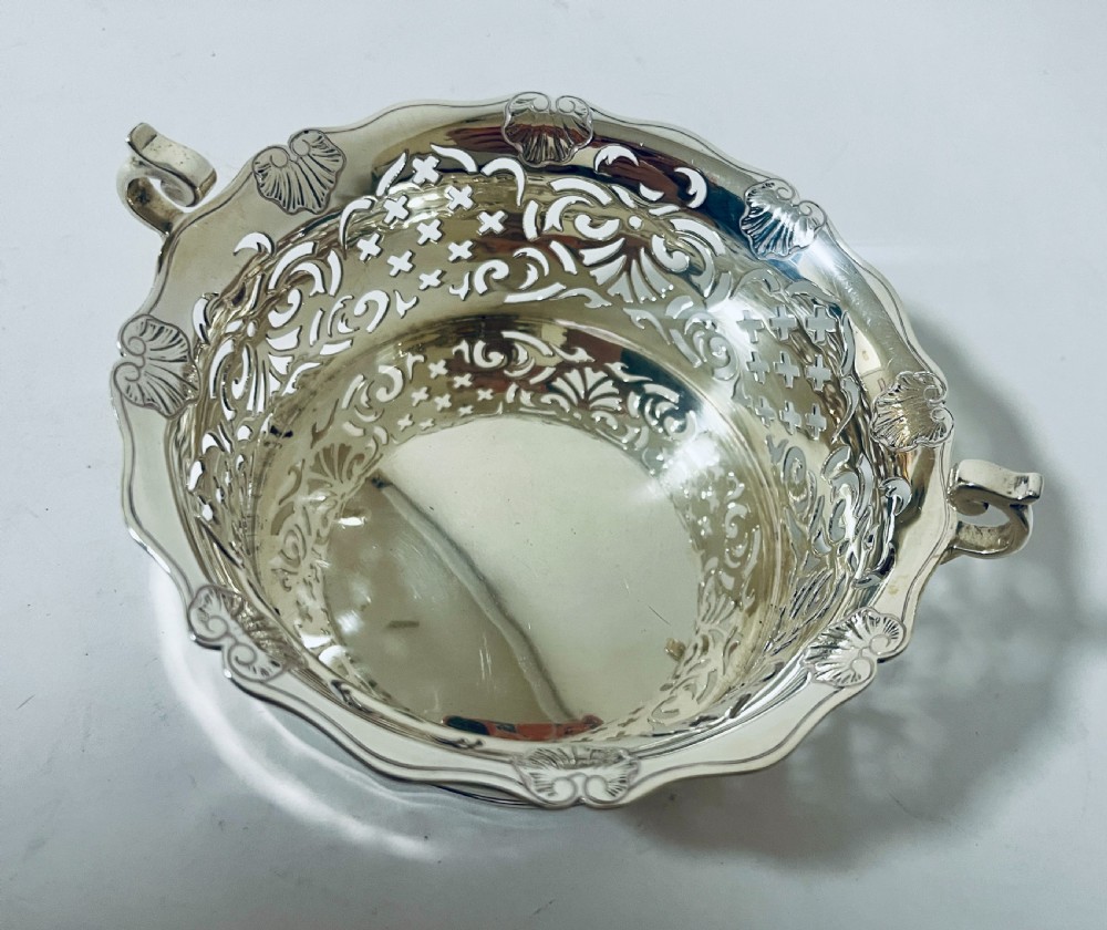 Antique Silver Bowl View V