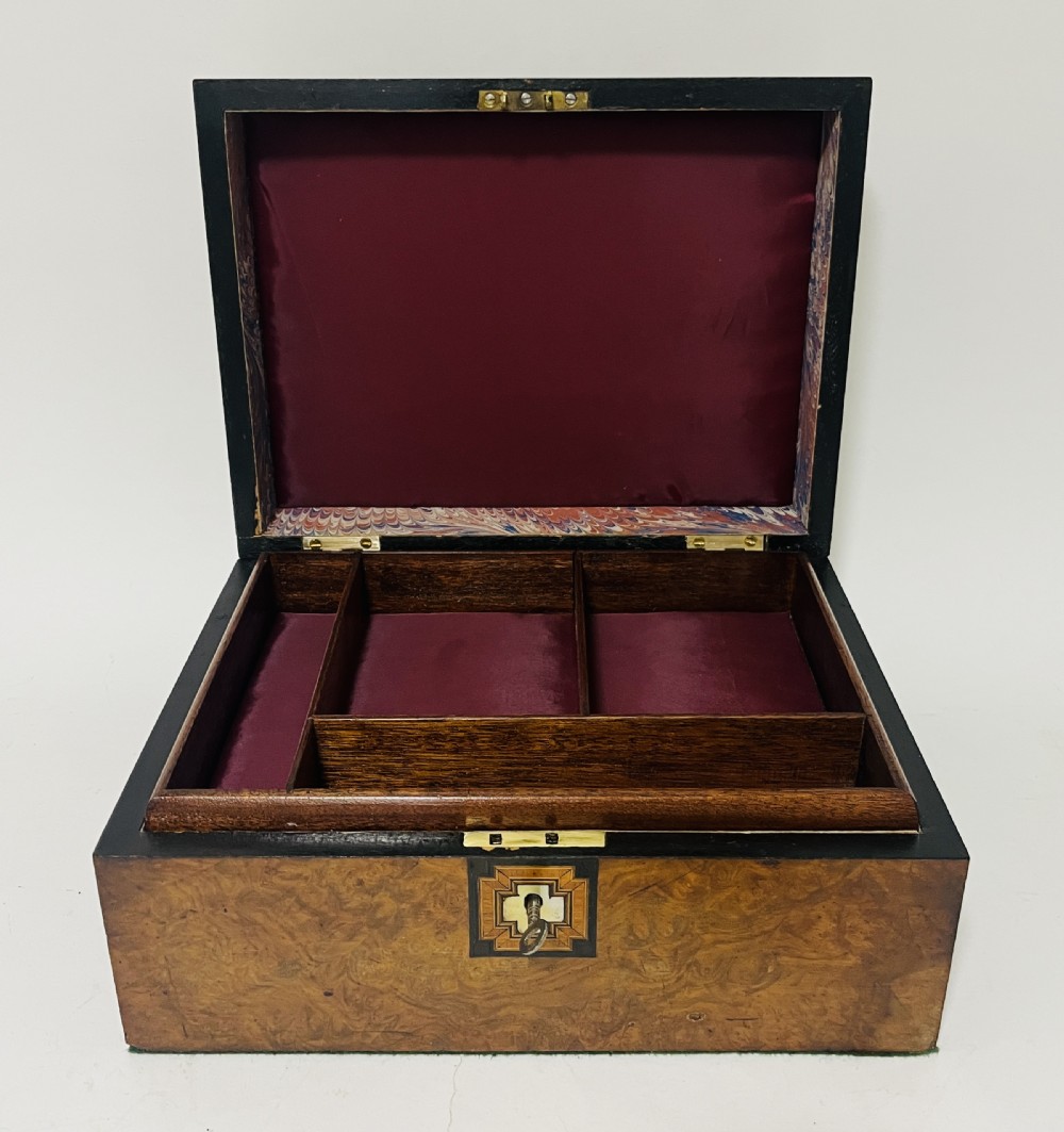 Victorian Inlaid Jewellery Box View II
