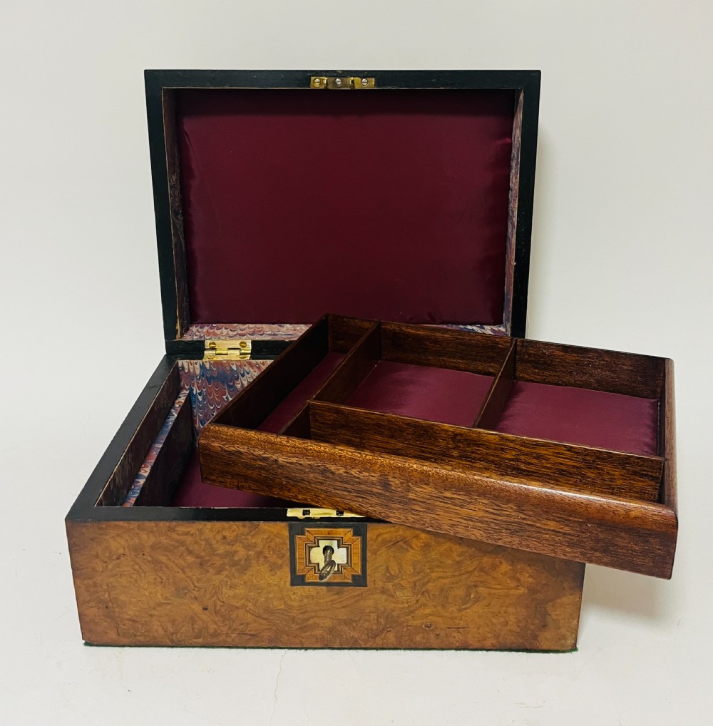 Victorian Inlaid Jewellery Box View V
