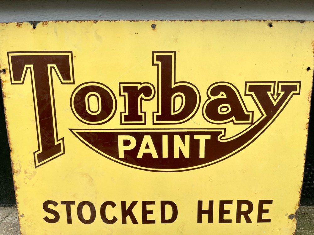 Torbay Paint Enamel Sign View III