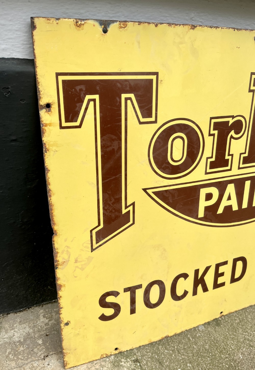 Torbay Paint Enamel Sign View VI
