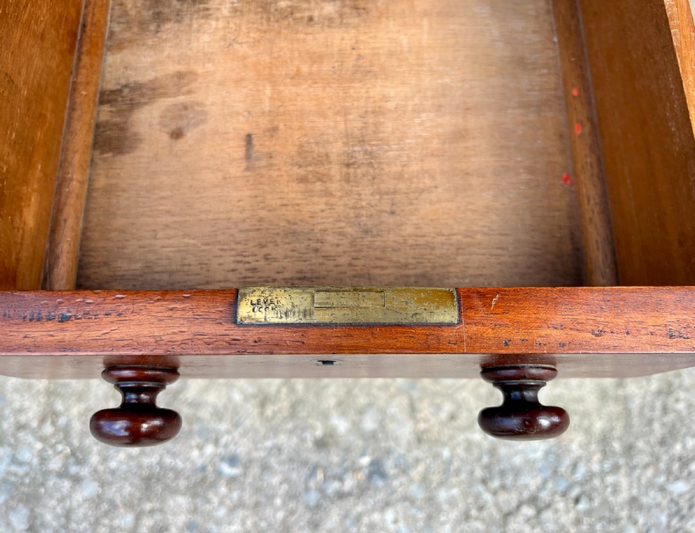 Victorian Mahogany Pedestal Desk View XIII