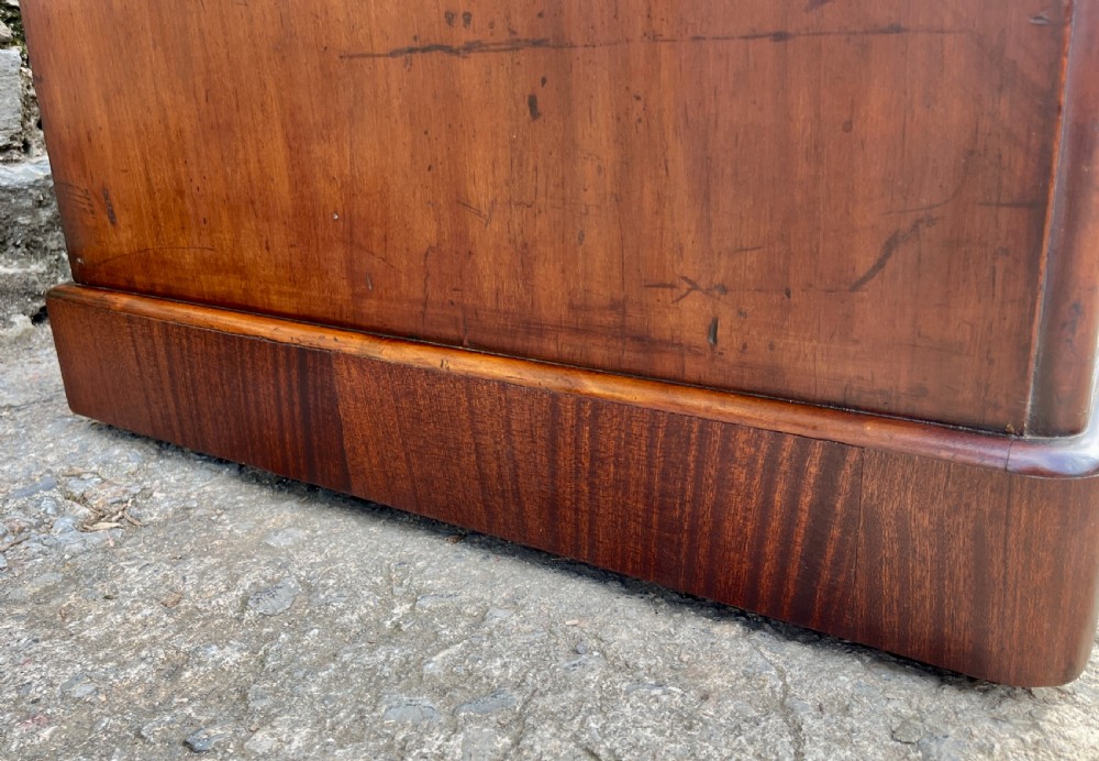 Victorian Mahogany Pedestal Desk View XXII