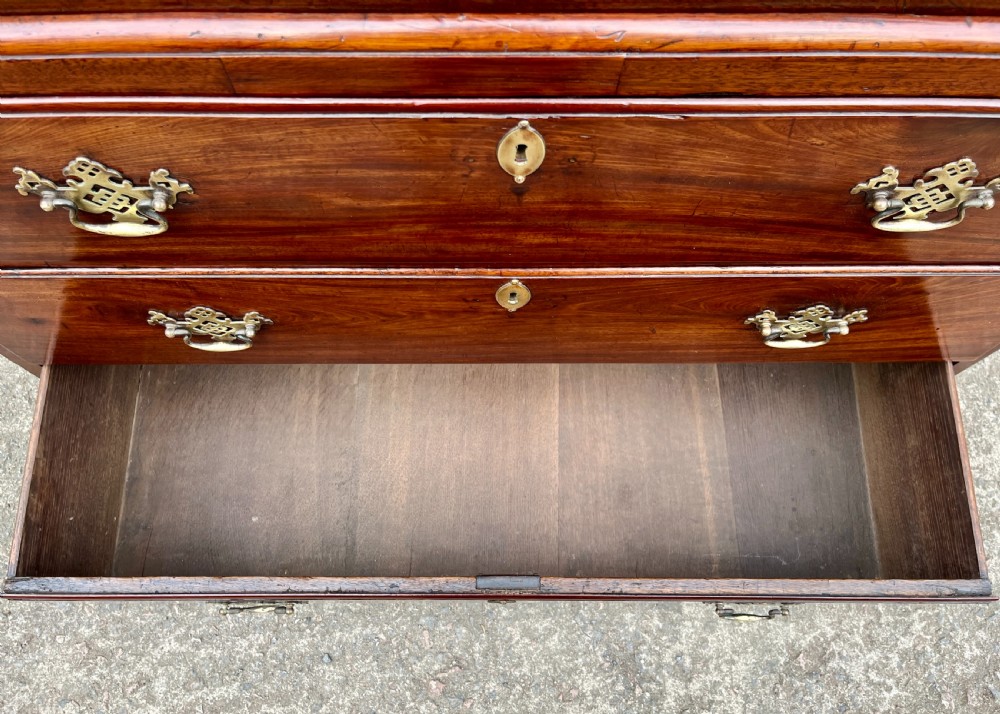 Small Georgian Mahogany Chest on Chest View IV