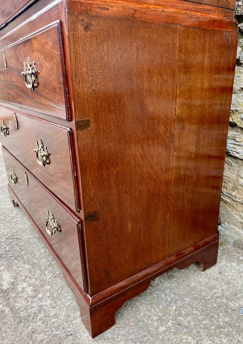 Small Georgian Mahogany Chest on Chest View XVIII
