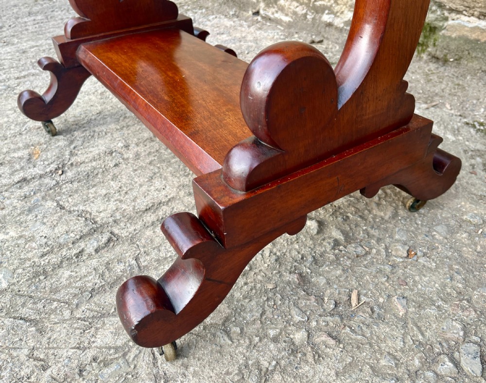 Victorian Mahogany Cheval Mirror View VII