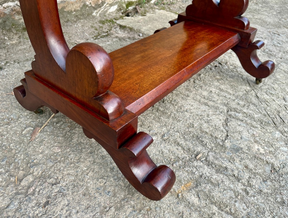 Victorian Mahogany Cheval Mirror View IX