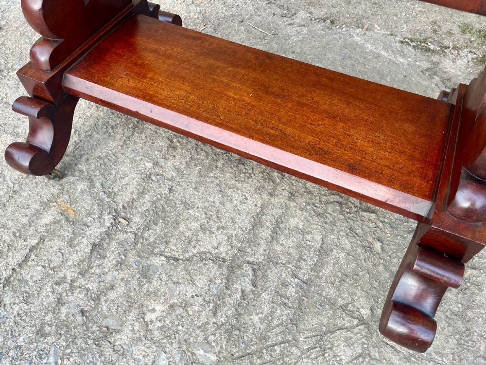 Victorian Mahogany Cheval Mirror View XI