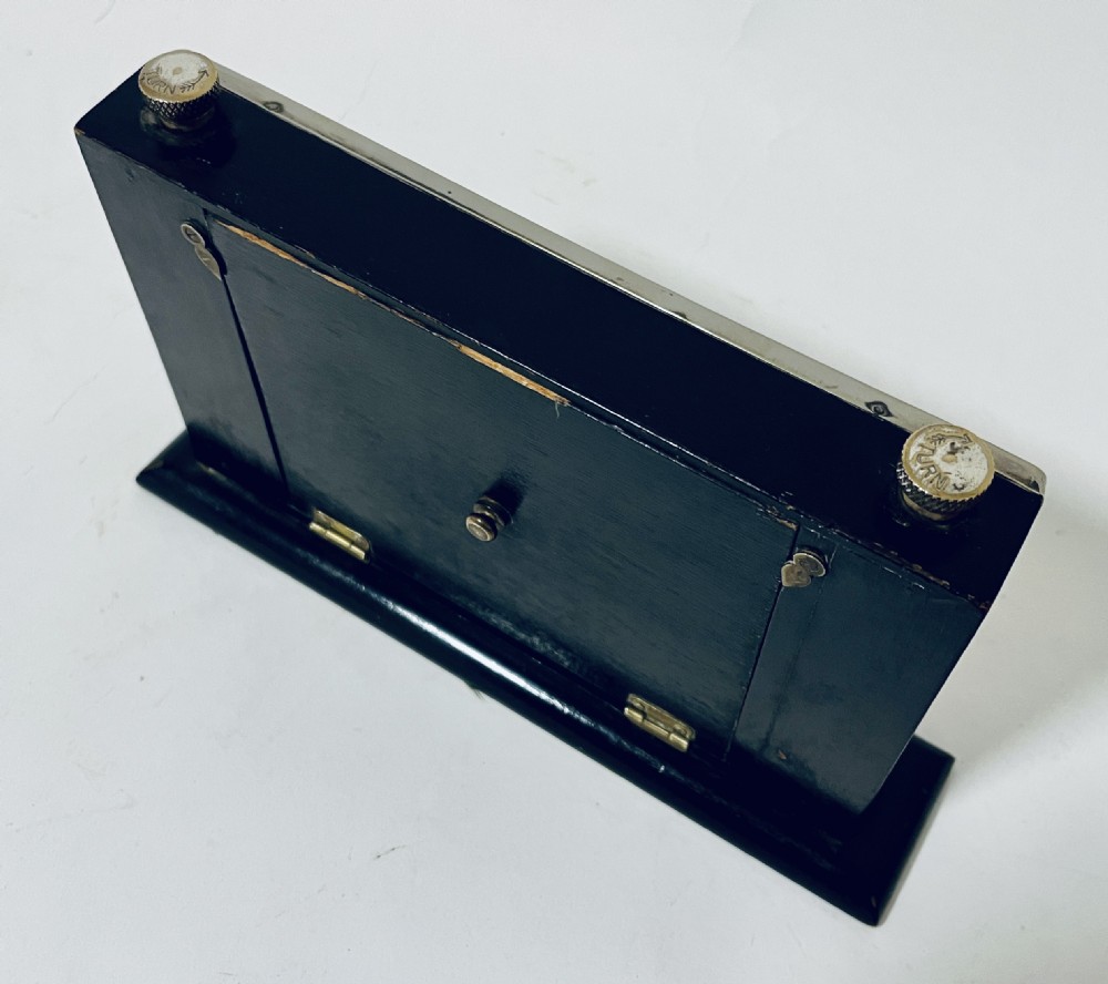 Antique Silver Plated Perpetual Desk Calendar View V