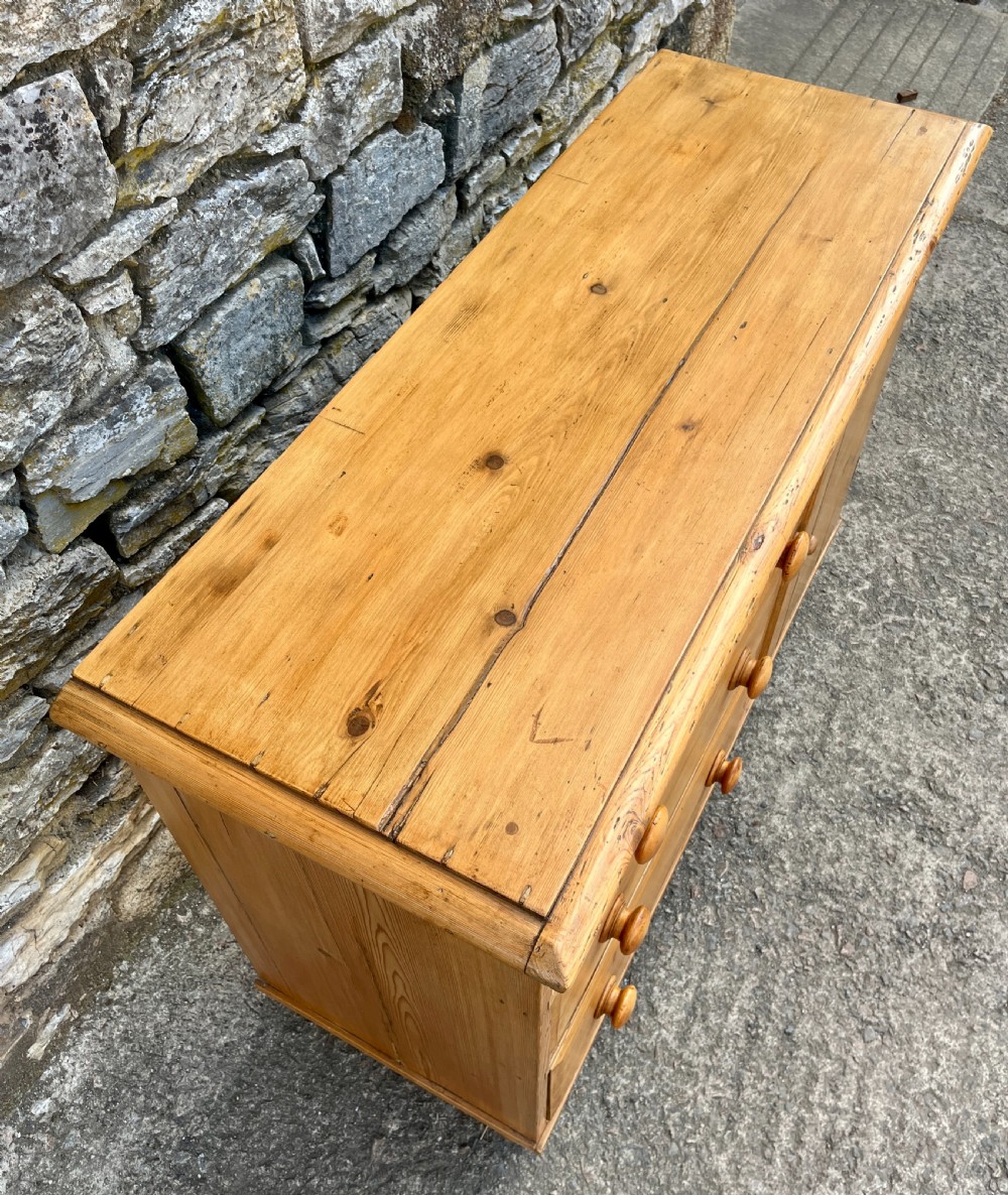 Antique Stripped Pine Sideboard View VII