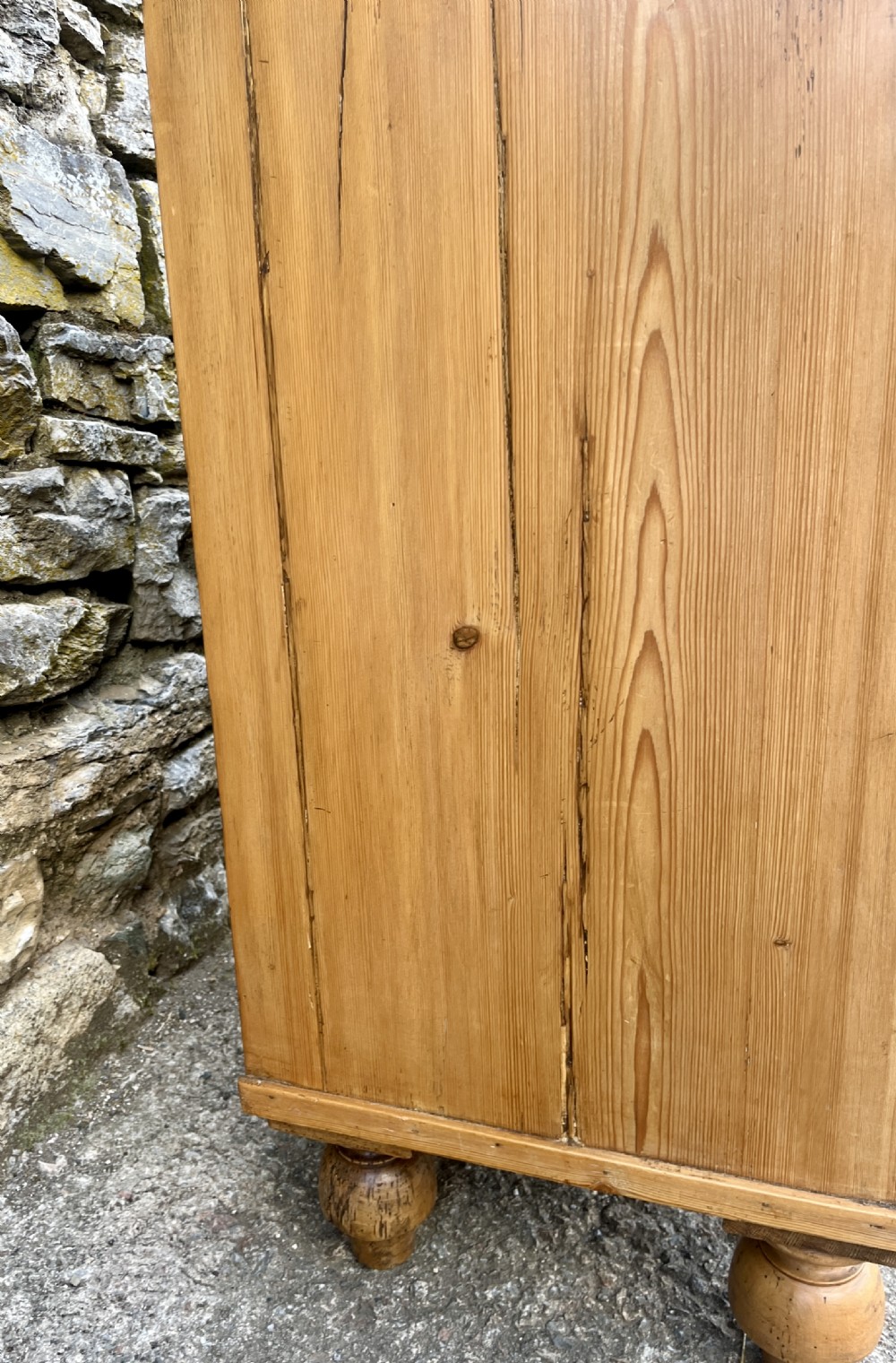 Antique Stripped Pine Sideboard View XVII
