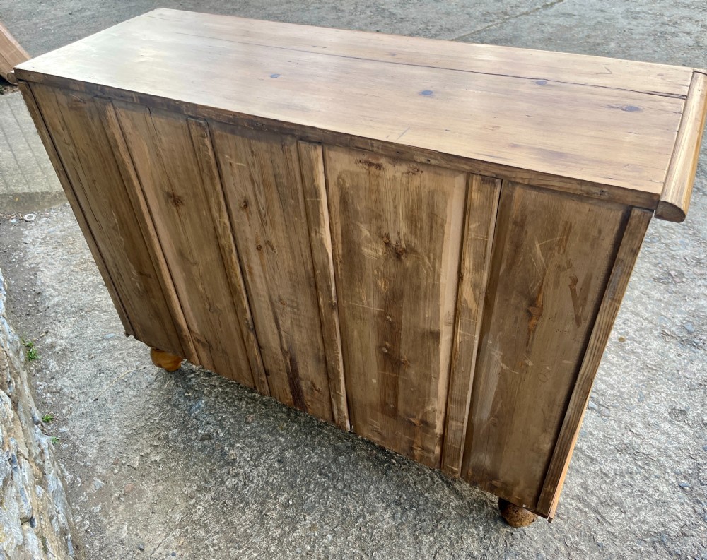 Antique Stripped Pine Sideboard View XVIII