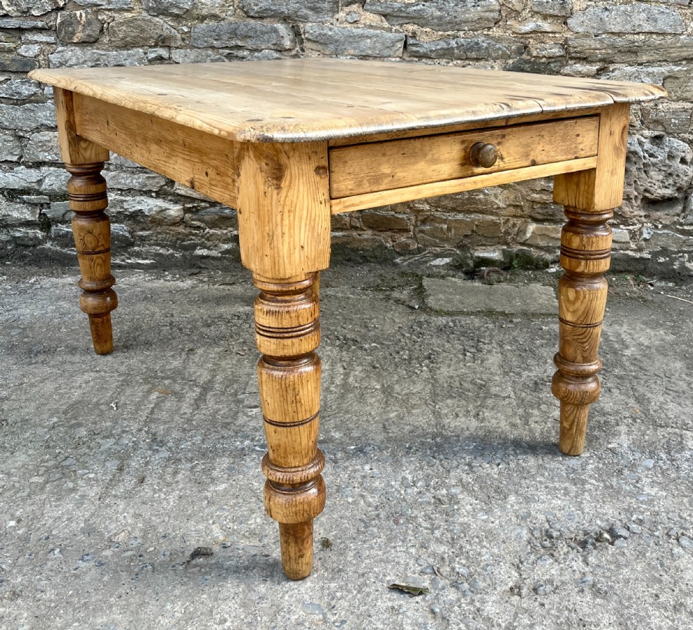Victorian Pine Farmhouse Table View V