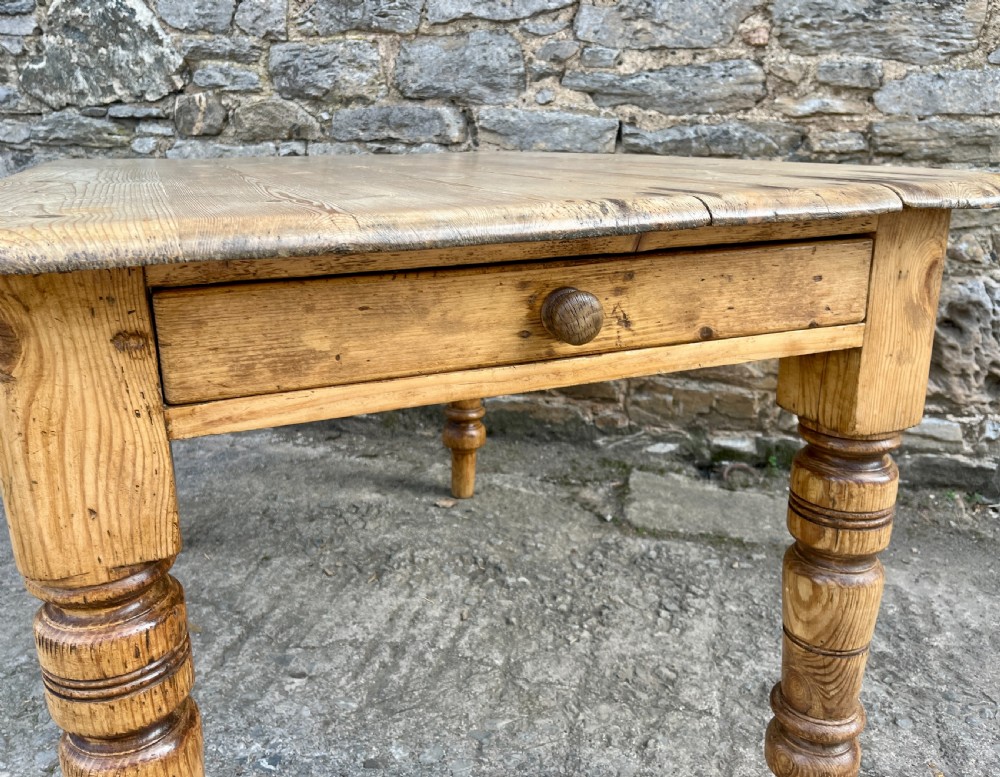 Victorian Pine Farmhouse Table View VIII
