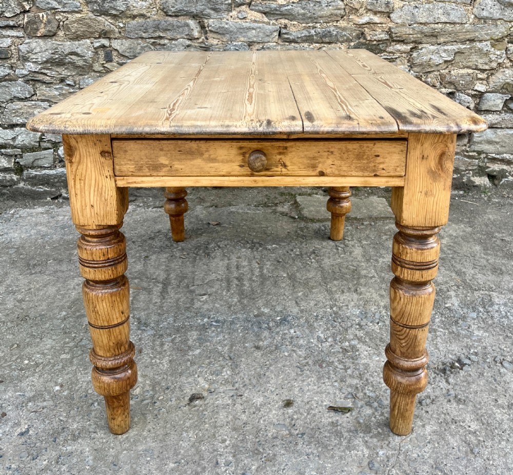 Victorian Pine Farmhouse Table View X