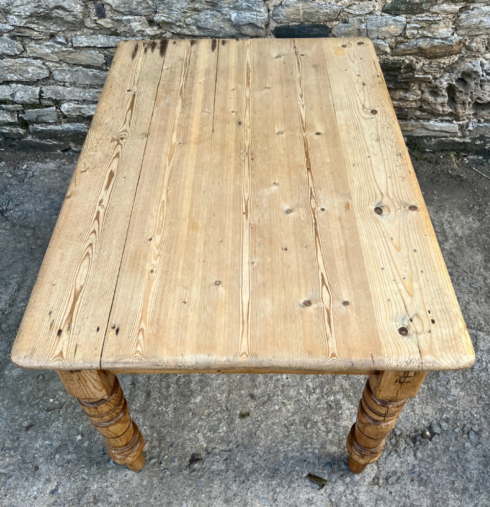 Victorian Pine Farmhouse Table View XV