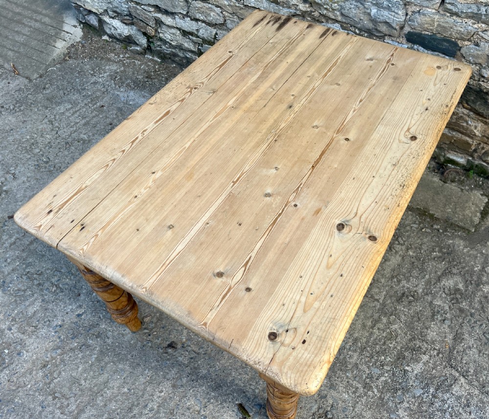 Victorian Pine Farmhouse Table View XVII