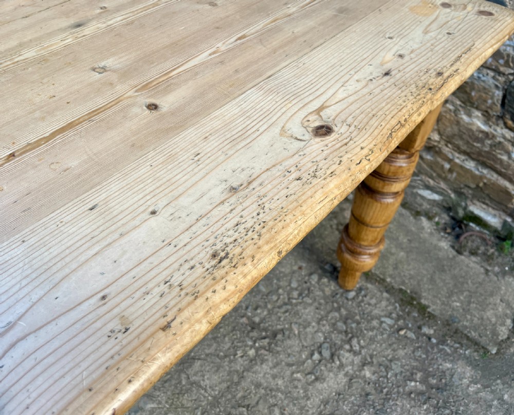 Victorian Pine Farmhouse Table View XVIII