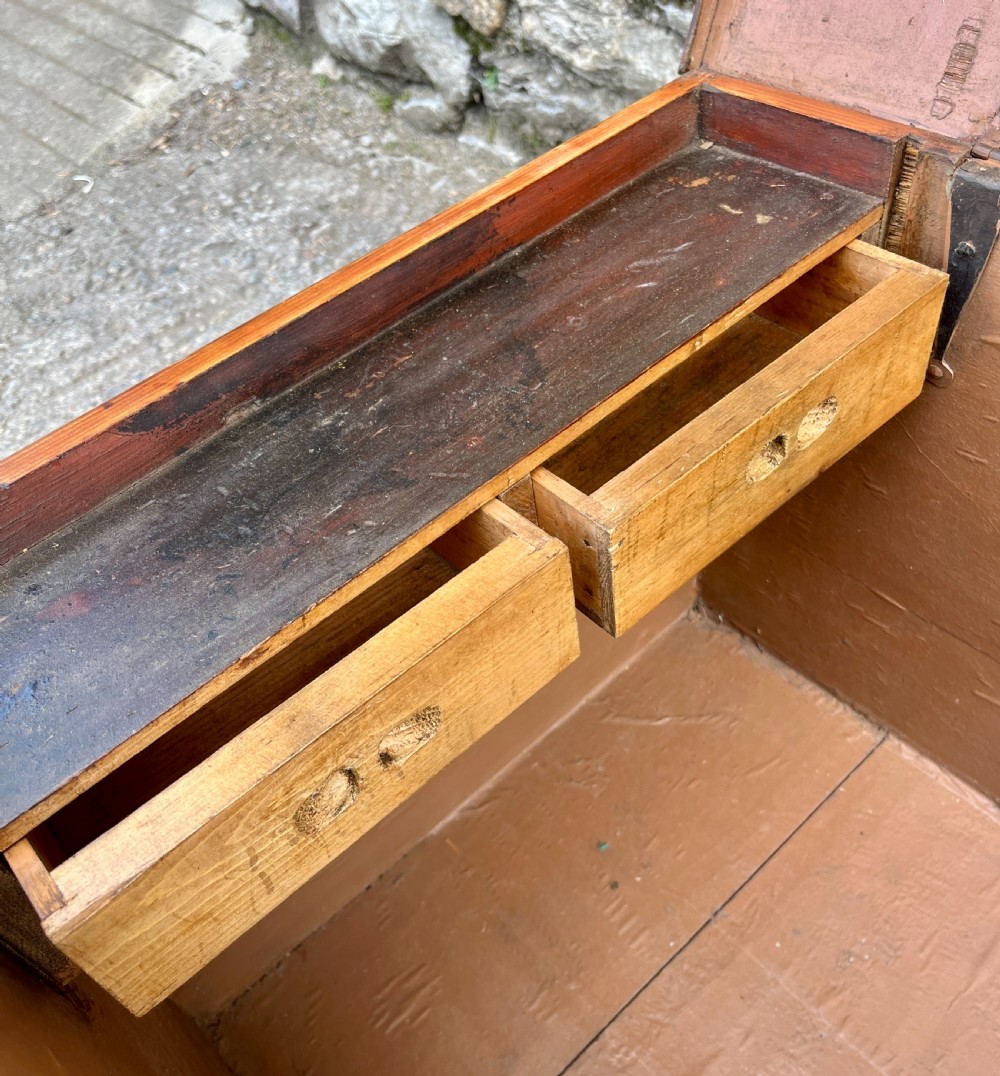 Antique Stripped Pine Blanket Box View IX
