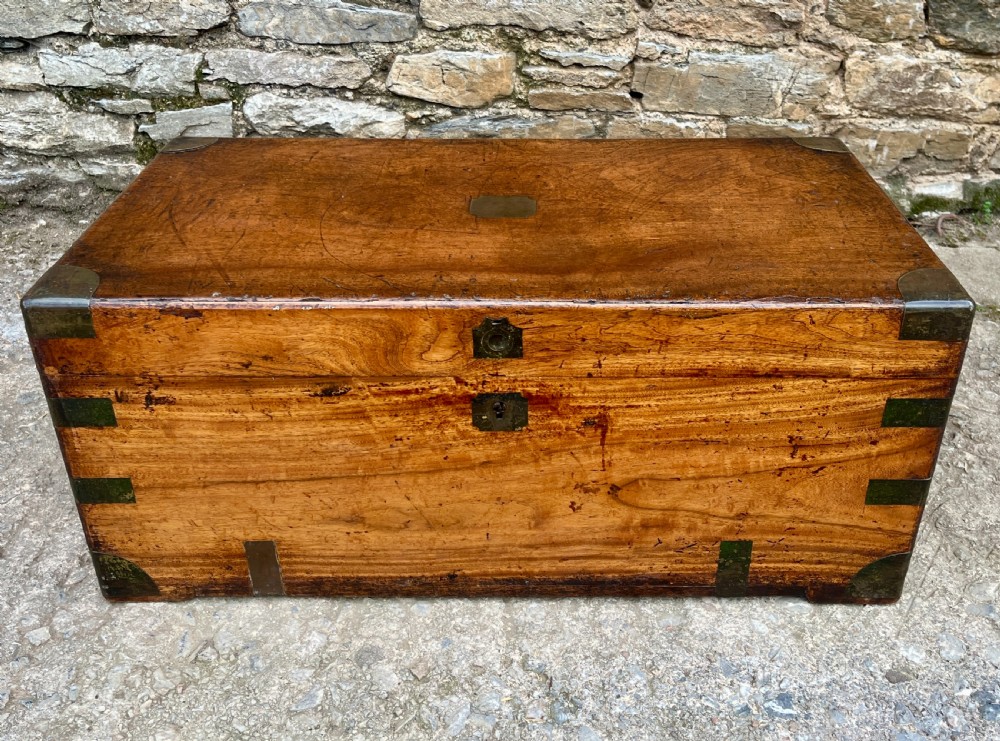 Antique Camphorwood Military Chest