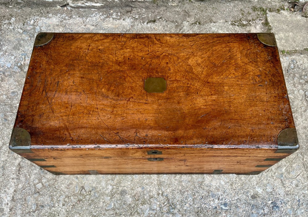 Antique Camphorwood Military Chest View II