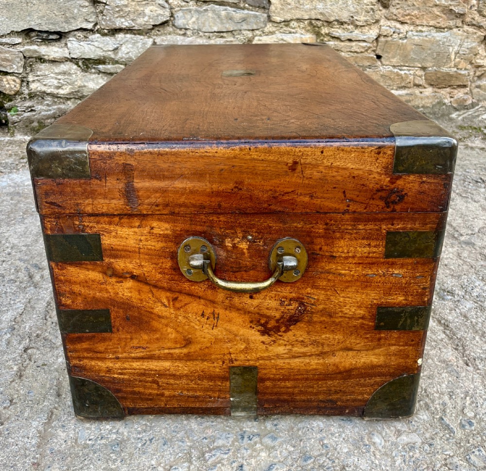 Antique Camphorwood Military Chest View V