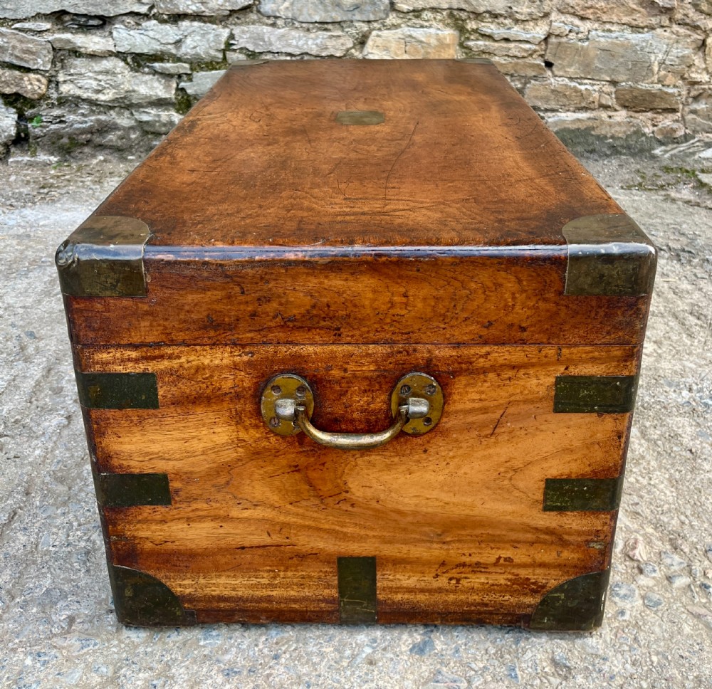 Antique Camphorwood Military Chest View XI