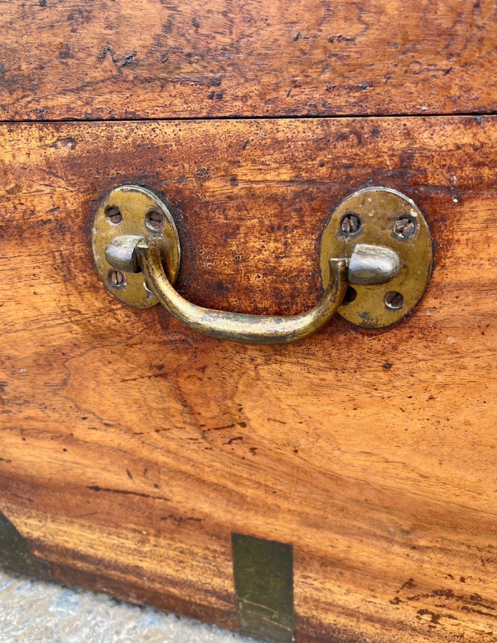 Antique Camphorwood Military Chest View XII