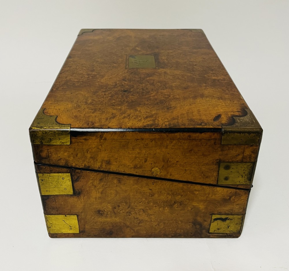 Victorian Walnut Writing Slope with Secret Drawers View XVIII