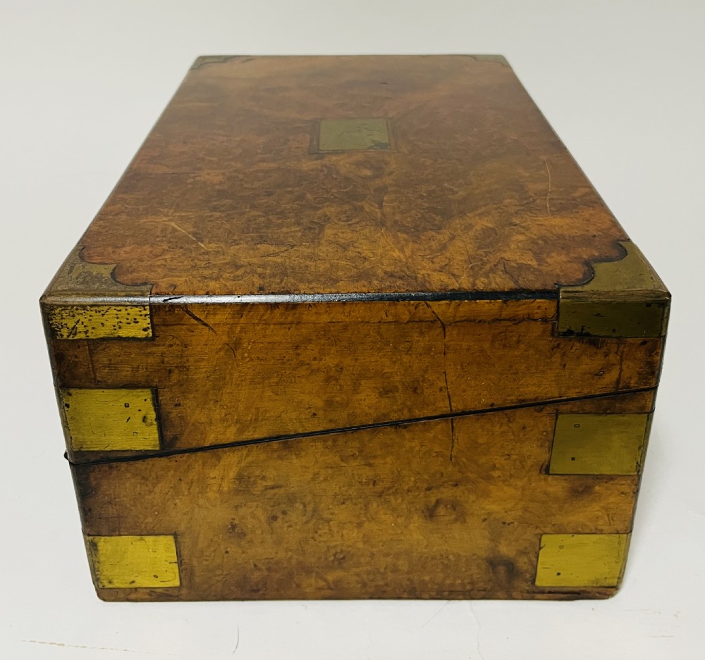 Victorian Walnut Writing Slope with Secret Drawers View XX