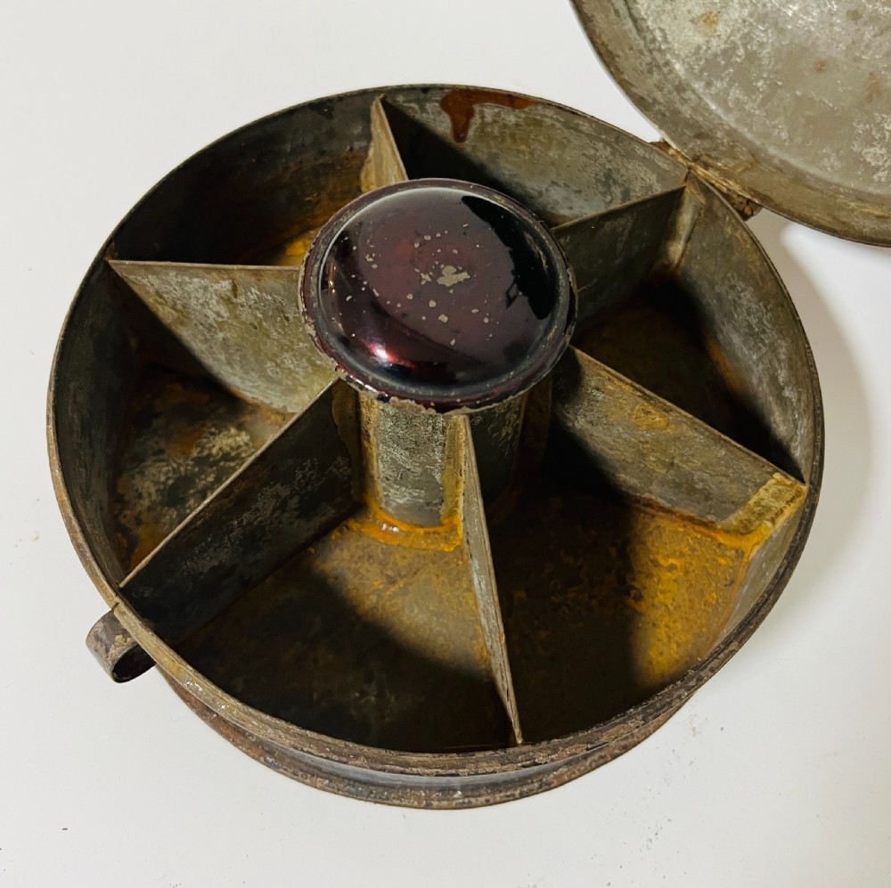 Antique Toleware Spice Tin View V