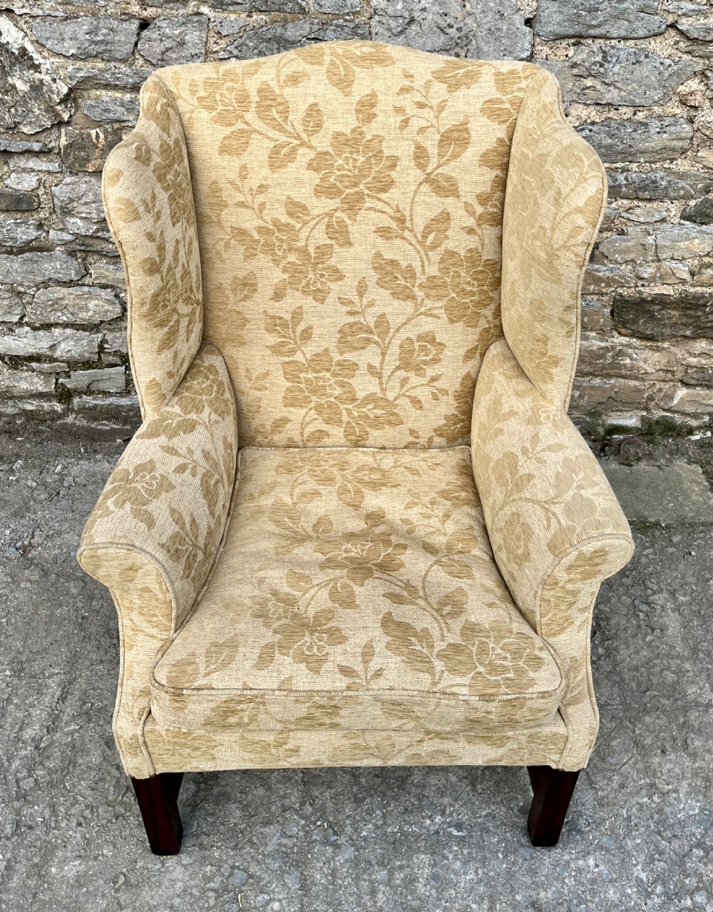Georgian Style Wing Armchair View II