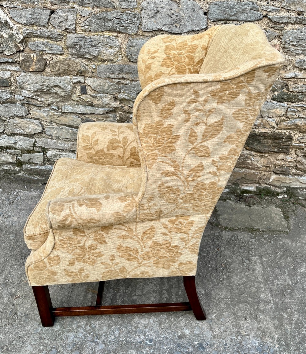 Georgian Style Wing Armchair View V