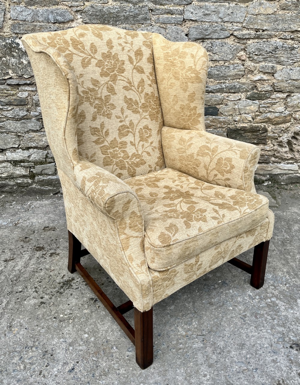 Georgian Style Wing Armchair View XIII