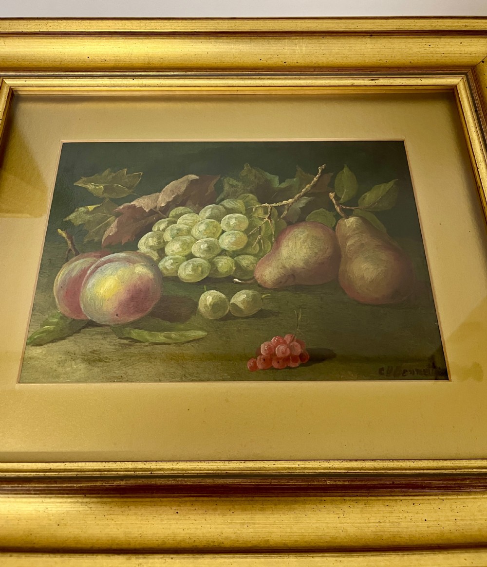 Pair of Victorian Still Life Oil Paintings by Charles Howson Bennett View V