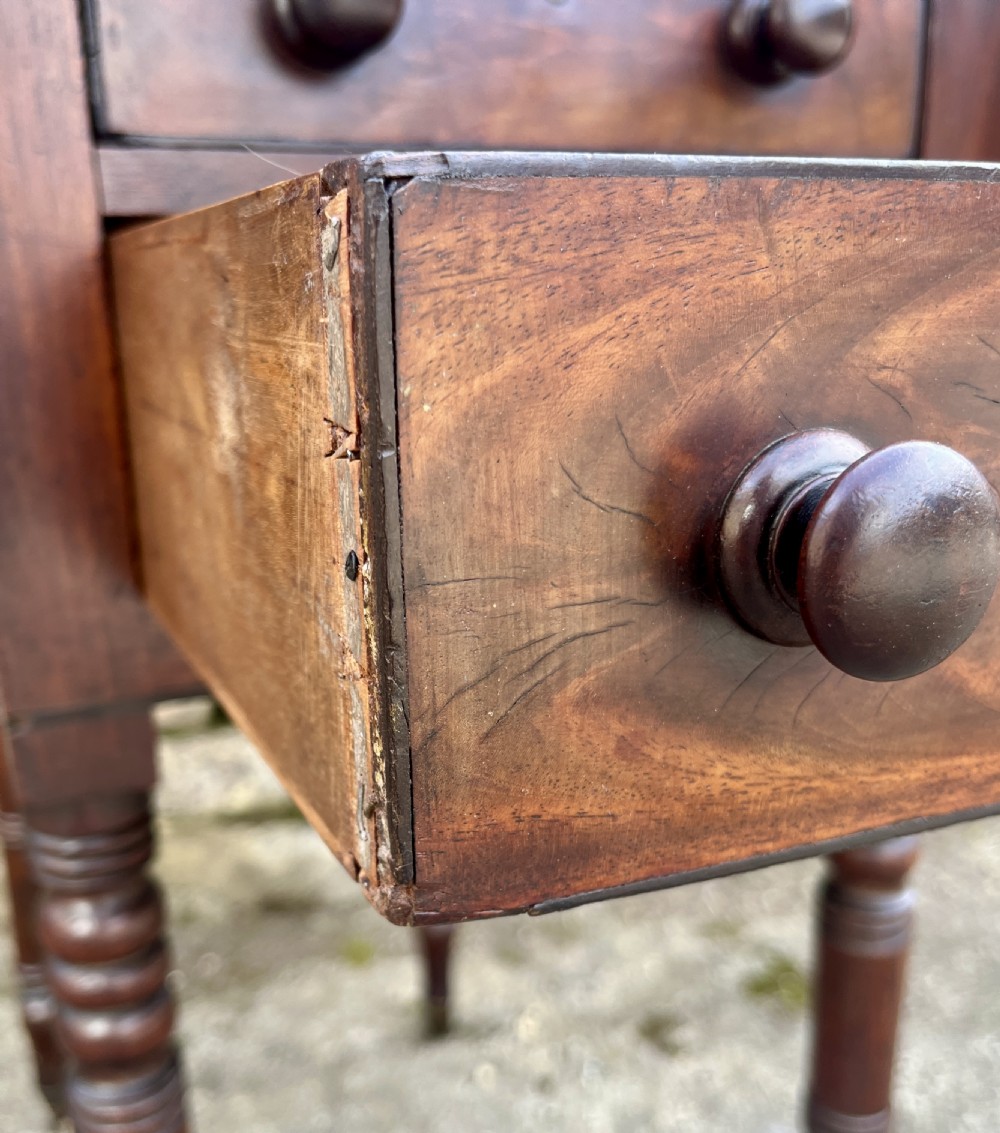 Regency Mahogany Drop Flap Work Table View XI