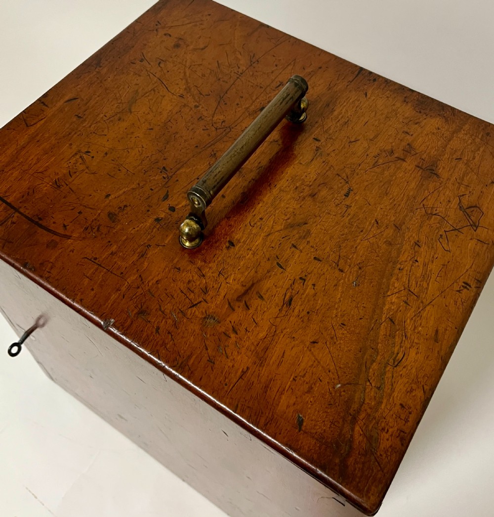 Victorian Mahogany Microscope Slide Cabinet View VIII