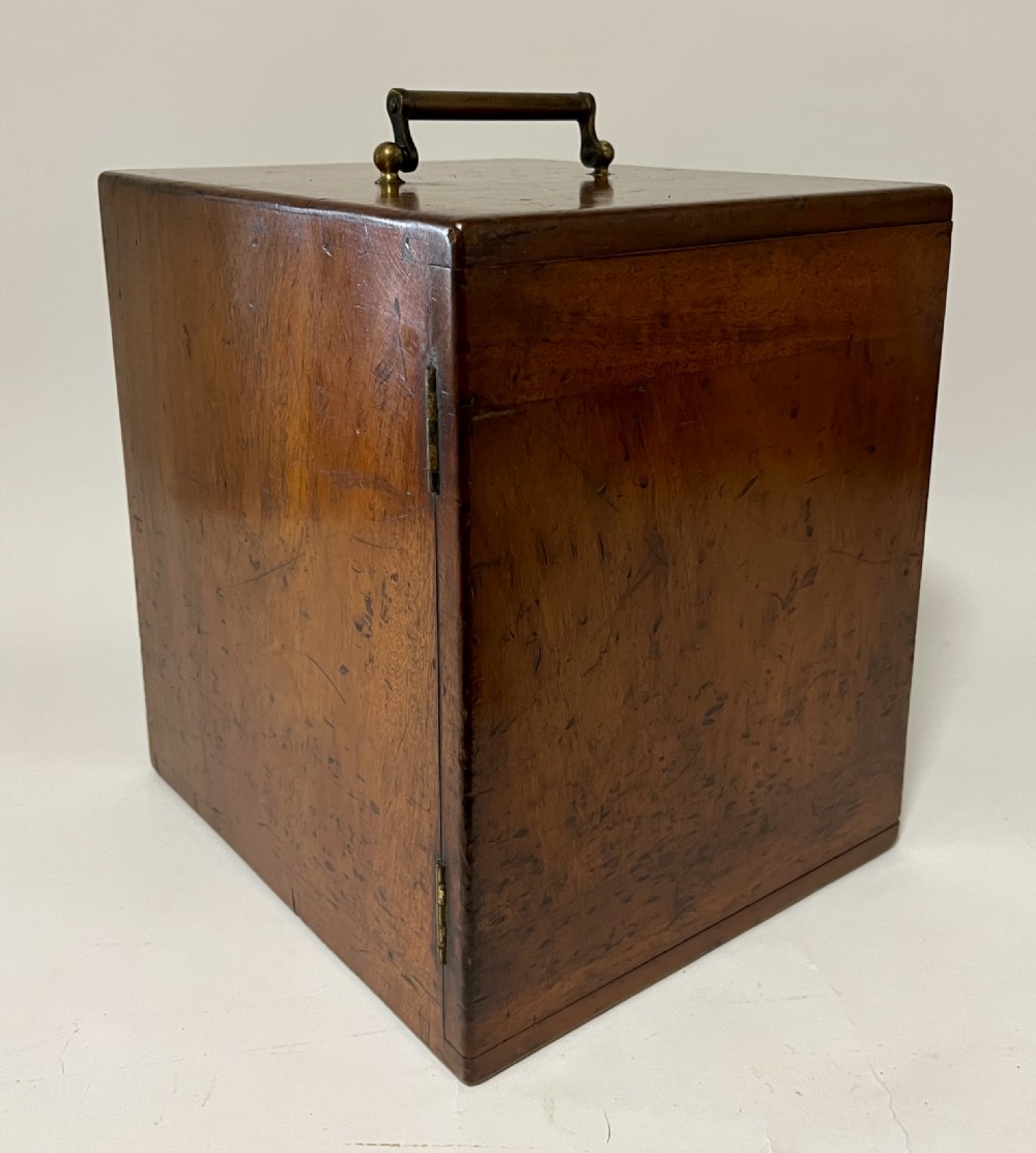 Victorian Mahogany Microscope Slide Cabinet View XIV
